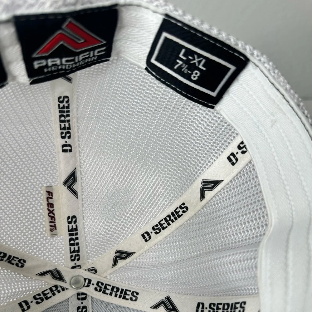 Pacific Headwear West Coast Cap Hat Size L-XL 7 3/8 - 8 Barber Hair Cuts Flexfit